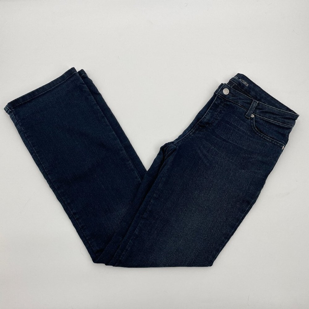 MICHAEL KORS Dark Wash Bootcut Stretch Jeans Size 6